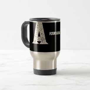 Monogram Letter A Custom Stainless Steel Travel Mu Mug