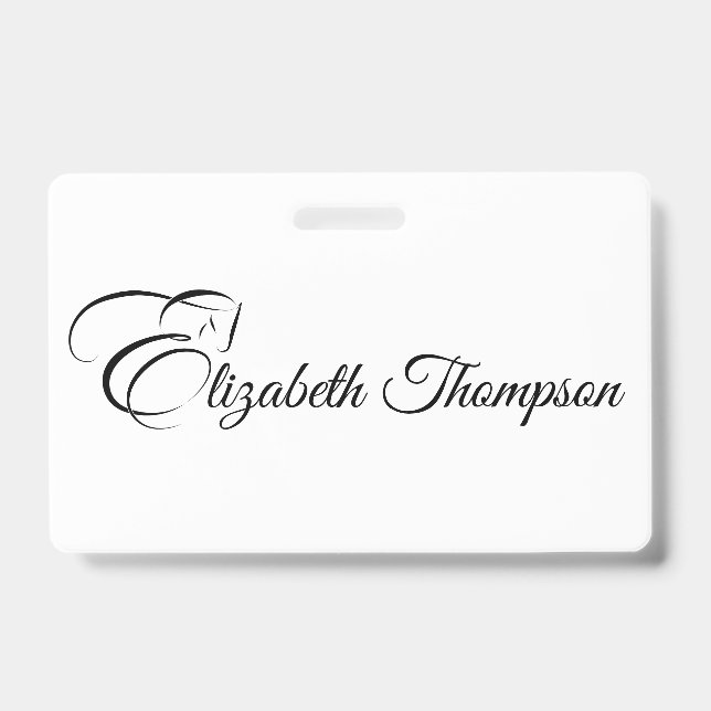Monogram Letter E Horse  Badge (Front)
