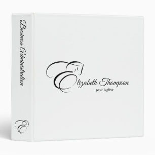 Monogram Letter E Horse Binder