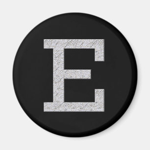 Monogram Letter E Magnet