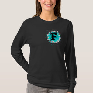 Monogram Letter F Alphabet Initials For Names Star T-Shirt