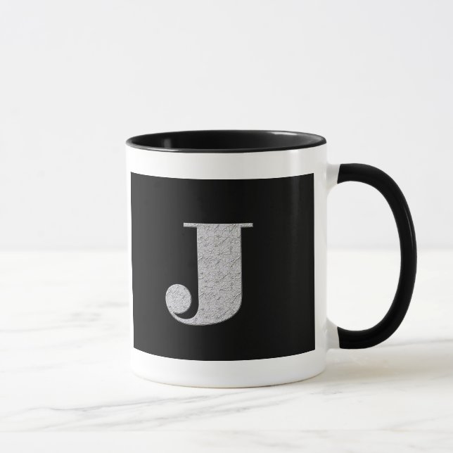 Monogram Letter J Mug (Right)