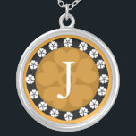 Monogram Letter J Pendant Necklace<br><div class="desc">Show your pride in your initials wearing a monogram letter pendant.The initial silver pendant also makes a memorable gift for any special occasion for the important people of your life.</div>