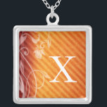 Monogram Letter X Pendant Necklace<br><div class="desc">Show your pride in your initials wearing a monogram letter pendant.The initial silver pendant also makes a memorable gift for any special occasion for the important people of your life.</div>