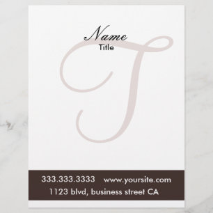 monogram letterheads letterhead