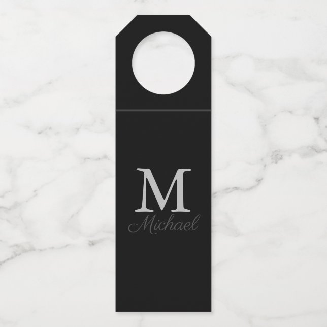 Monogram light fog bottle tag (Front)