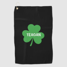 Monogram Lucky Shamrock Clover