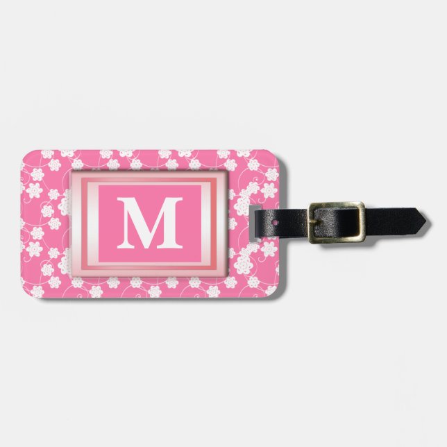 Monogram Luggage Tag (Front Horizontal)