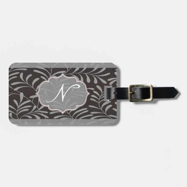 Monogram  luggage tag (Front Horizontal)