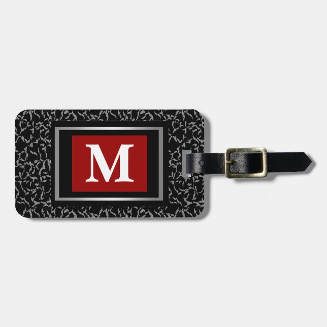 Monogram Luggage Tag (Front Horizontal)
