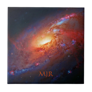 Monogram, M106 Spiral Galaxy, Canes Venatici Tile
