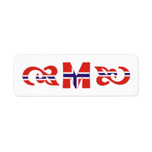 Monogram M Norwegian Label