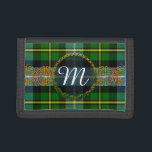 Monogram MacNeil Tartan Trifold Wallet<br><div class="desc">One of the Scottish tartans for the MacNeil Clan with Celtic Knot decoration and Monogrammed Initial. If you would like another tartan not shown here,  please feel free to message me. Please provide the STA Reference number for the tartan pattern you would like if possible.</div>