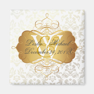 Monogram Mariage damassé, Magnet