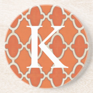 Monogram Market Motifs III Coaster