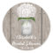 Monogram Mason Jar White Hydrangea Bridal Shower