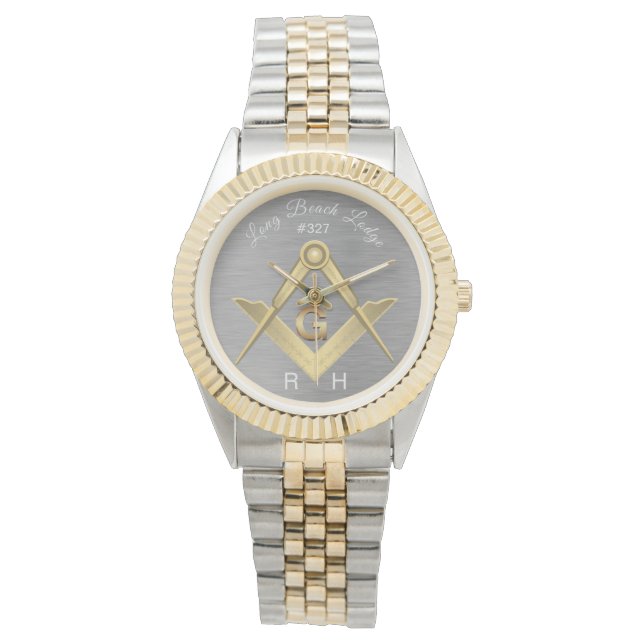 Monogram Masonic Lodge Watch (Front)