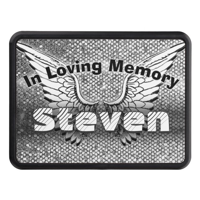 Monogram Memorial | In Loving Memory Trailer Hitch Cover (Front)