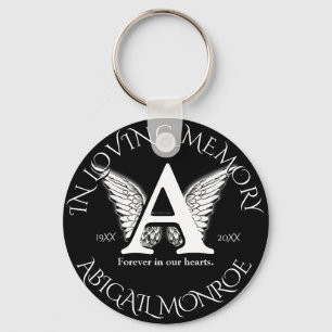 Monogram   Memorial Keychain
