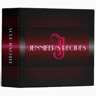 Monogram Metallic Metal Look #6 Binder