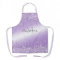 Monogram Metallic Violet Purple Dripping Glitter