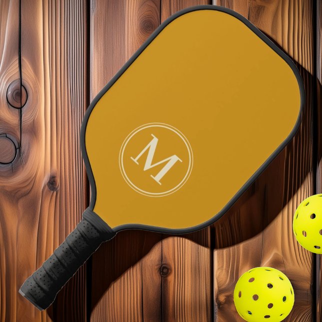 Monogram Mid-Century Solid Burnt Buttercup Colour Pickleball Paddle (Creator Uploaded)
