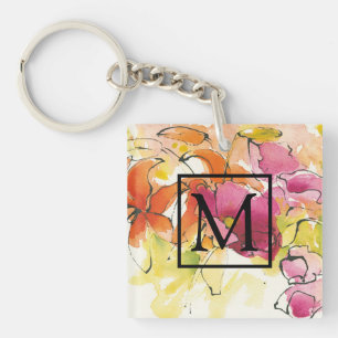 Monogram Mid July Keychain