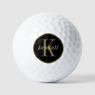 Monogram Midnight Gold ID827 Golf Balls