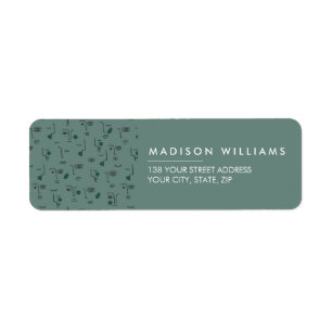 Monogram Minimal Modern Label