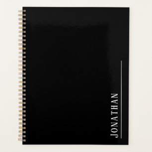 Monogram minimalist black planner