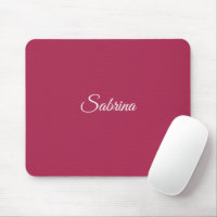Monogram minimalist cherry rose pink