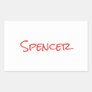 Monogram minimalist custom name sticker