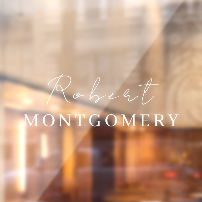 Monogram Minimalist Modern door sign (Sheet 2)
