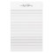 Monogram Minimalist Script Name Stationery Paper