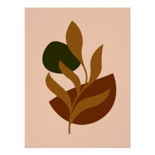  Monogram Modern Boho  Poster