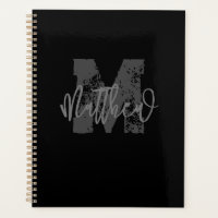 Monogram Modern Boy Back-To-School Homework