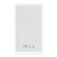 Monogram Modern Elegant 25th Anniversary Party