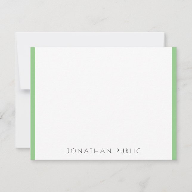 Monogram Modern Elegant Minimalist Template (Front)