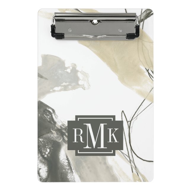 Monogram | Monochrome Momentum Mini Clipboard (Front)
