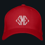 Monogram Monogrammed Initials Custom Personalized Embroidered Hat<br><div class="desc">Monogram Monogrammed Initials Custom Personalized Embroidered Baseball Cap features the simple modern embroidered monogram of your initials. Perfect as a gift for family and friends for birthday,  Christmas,  Father's Day,  Mother's Day,  weddings and more. Created by Evco Studio www.zazzle.com/store/evcostudio</div>
