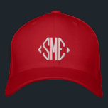 Monogram Monogrammed Initials Custom Personalized Embroidered Hat<br><div class="desc">Monogram Monogrammed Initials Custom Personalized Embroidered Baseball Cap features the simple modern embroidered monogram of your initials. Perfect as a gift for family and friends for birthday,  Christmas,  Father's Day,  Mother's Day,  weddings and more. Created by Evco Studio www.zazzle.com/store/evcostudio</div>
