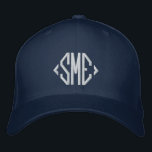Monogram Monogrammed Initials Custom Personalized Embroidered Hat<br><div class="desc">Monogram Monogrammed Initials Custom Personalized Embroidered Baseball Cap features the simple modern embroidered monogram of your initials. Perfect as a gift for family and friends for birthday,  Christmas,  Father's Day,  Mother's Day,  weddings and more. Created by Evco Studio www.zazzle.com/store/evcostudio</div>