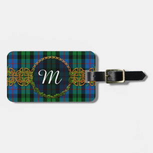Monogram Morrison Tartan Luggage Tag
