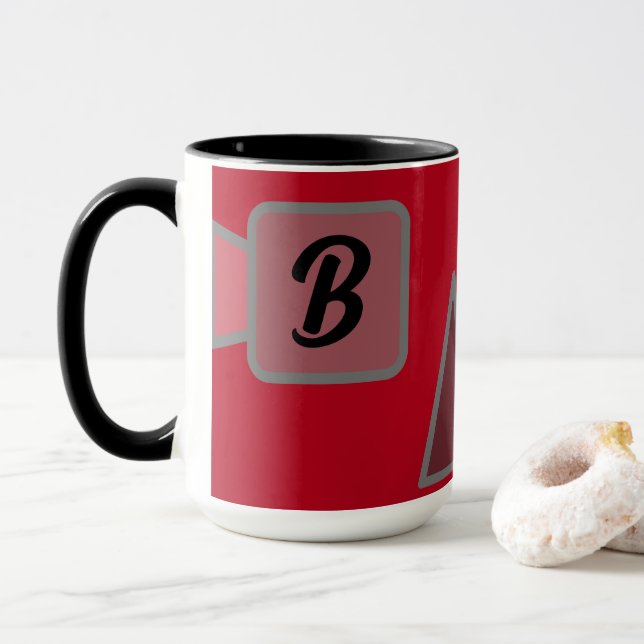 Monogram  mug (With Donut)