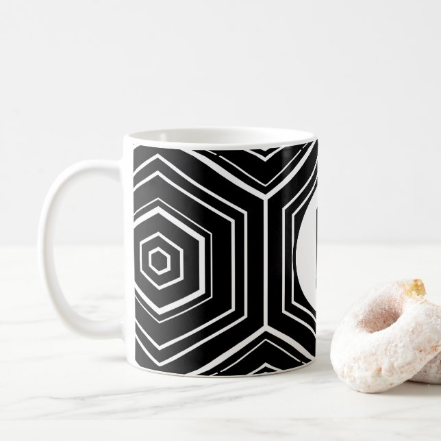 monogram mug D (With Donut)