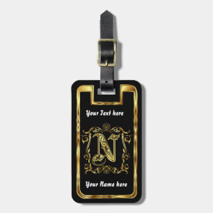 Monogram N One of a kind View notes please Luggage Tag