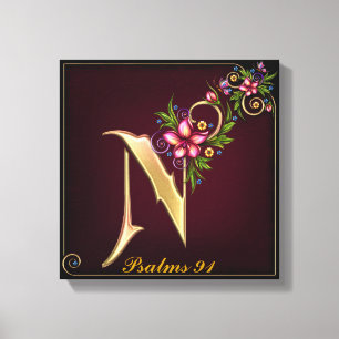 Monogram N Premium Wrapped Canvas (Gloss)