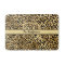 Monogram Name Black Gold Leopard Print Cheetah