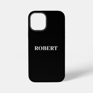 Monogram Name changeable personalize iPhone 12 Mini Case