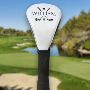 Monogram Name Golf Clubs Ace   Choose Your Colour  Head Cover
